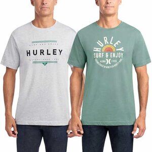 Hurley Men's 2 Pack Classic Graphic Tees